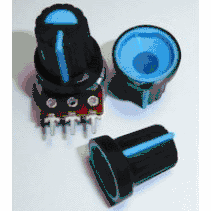 uxcell 10Pcs 6mm Shaft Hole Knob for Speaker Effect Pedal Amplifier Potentiometer Knob Black Orange
